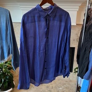 Armani Mens blue shirt